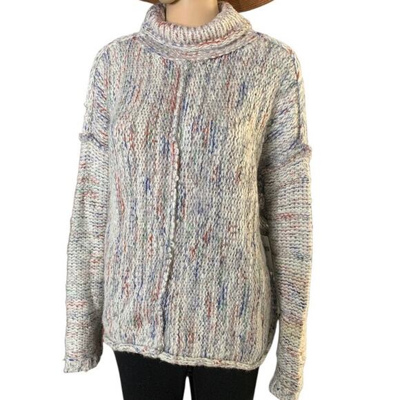 Anthropologie Pilcro Noelle Turtleneck Sweater Women's Size Medium Pullover NEW - Picture 1 of 10